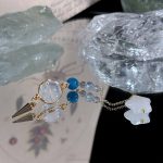 Starrybead Natural Stone & Crystal Pendulum - for Intuition, Calm, Grounding & Energy Cleansing