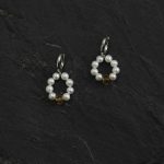 Radiant Prosperity: Natural Citrine & Freshwater Seed Pearl Healing Earrings