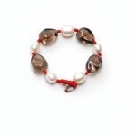 Grounding Grace: Smoky Quartz Drops & Natural Pearl Protection Bracelet