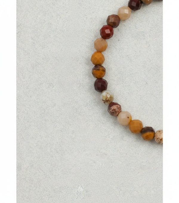 Grounded Intuition: Grey Moonstone, Mookaite Jasper & Freshwater Pearl Wrap Bracelet