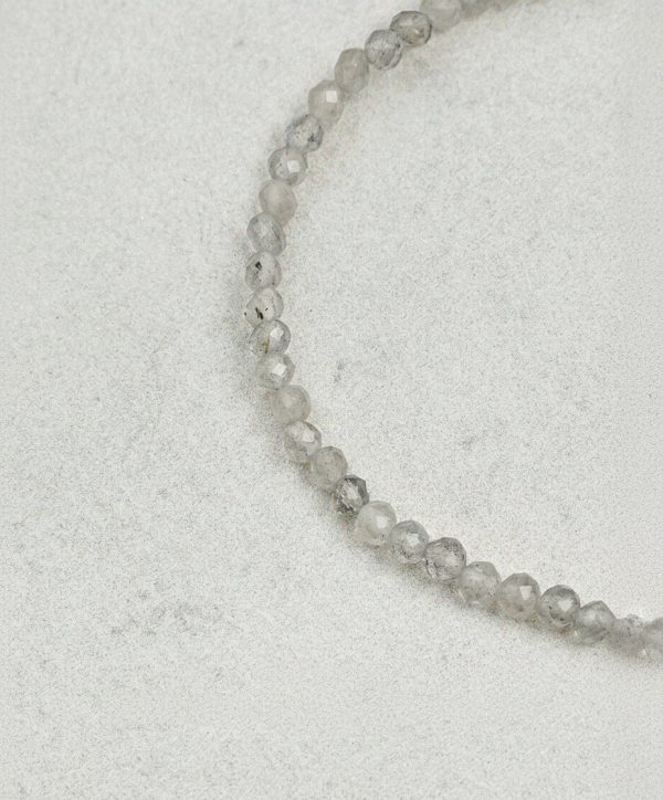 Grounded Intuition: Grey Moonstone, Mookaite Jasper & Freshwater Pearl Wrap Bracelet