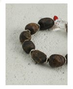 Zen Clarity: Premium Agarwood, Freeform Clear Quartz & S925 Silver Healing Bracelet