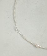 Luminous Purity: Natural Freshwater Seed Pearl & S925 Silver Long Necklace