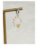 Radiant Prosperity: Natural Citrine & Freshwater Seed Pearl Healing Earrings