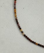 Grounded Radiance: Natural Yolk Stone & Freshwater Pearl Healing Necklace