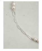 Luminous Purity: Natural Freshwater Seed Pearl & S925 Silver Long Necklace