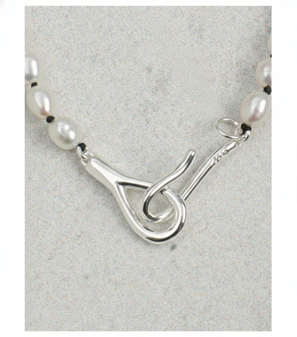 Luminous Purity: 5A Aurora Freshwater Pearl & Sterling Silver Healing Bracelet