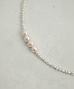 Luminous Purity: Natural Freshwater Seed Pearl & S925 Silver Long Necklace