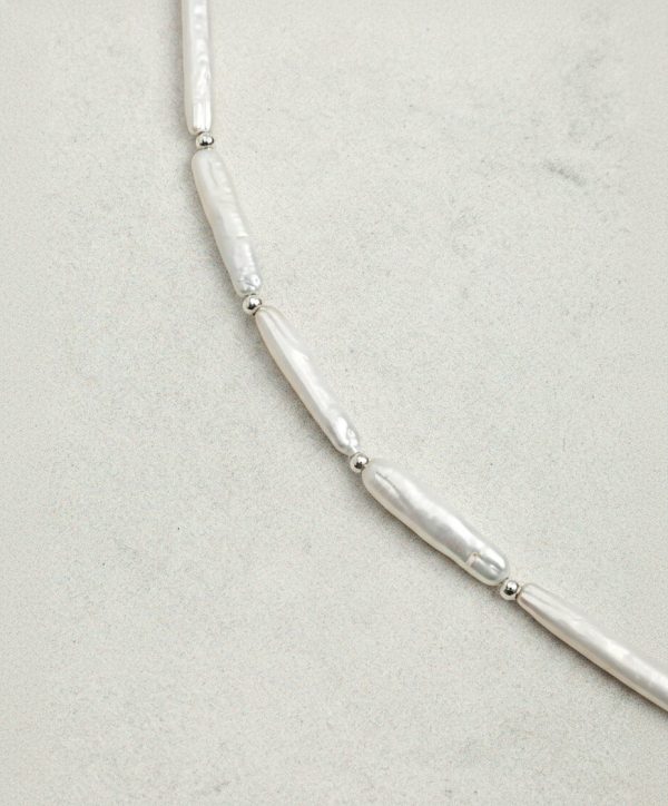 Luminous Prosperity: Brazilian Citrine, Baroque Pearl & Silver Opera Necklace