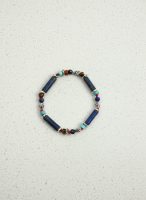 Celestial Truth: Lapis Lazuli, Turquoise & Silver Protective Red String Bracelet