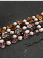 Grounding Grace: Smoky Quartz Drops & Natural Pearl Protection Bracelet