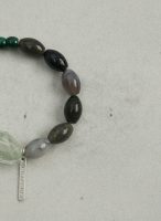 Verdant Awakening: Prasiolite, Malachite & Moss Agate Healing Bracelet