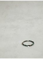 Earthbound Courage: Natural Turquoise, Tiger Eye & Thai Silver Protection Bracelet