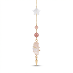 Starrybead Rose Quartz Crystal Pendulum - Natural Pink Crystal for Love, Emotional Healing & Heart Energy Alignment