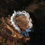 Celestial Tides: Natural Pearl, Blue Kyanite & Freeform Quartz Healing Bracelet