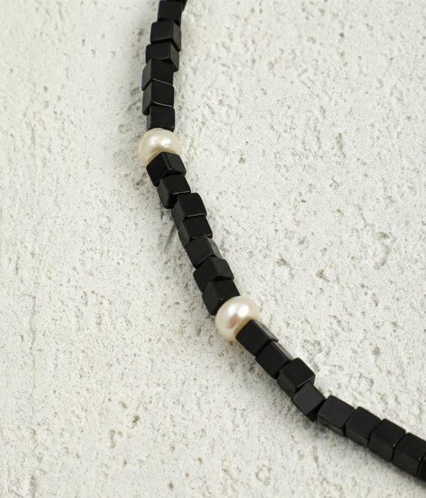 Grounded Radiance: Citrine, Smoky Quartz & Pearl Manifestation Necklace