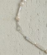 Celestial Wisdom: Lapis Lazuli & Baroque Stick Pearl Healing Necklace