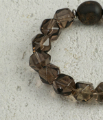 Earthly Harmony: Rare Qinan Agarwood, Smoky Quartz & Freshwater Pearl Healing Bracelet