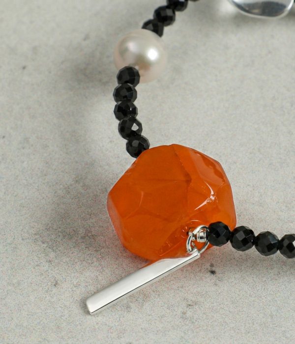 Harmonious Vitality: Prehnite, Persian Red Agate & Black Tourmaline Protection Bracelet