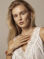 Starrybead Red Persian Agate & Freshwater Pearl Bracelet - Confidence, Poweful,Stable