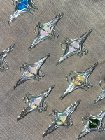 Starrybead 925 Sterling Silver Wire‑Wrapped Opal Healing Necklace | Intuition • Creativity • Emotional Flow