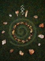 Starrybead Brazilian Citrine & Tiger’s Eye Healing Bracelet – Abundance, Action & Grounding Energy Healing Jewelry