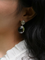 Starrybead Clear Quartz "Inner Light" Spiritual Energy Earrings for Clarity and Protection