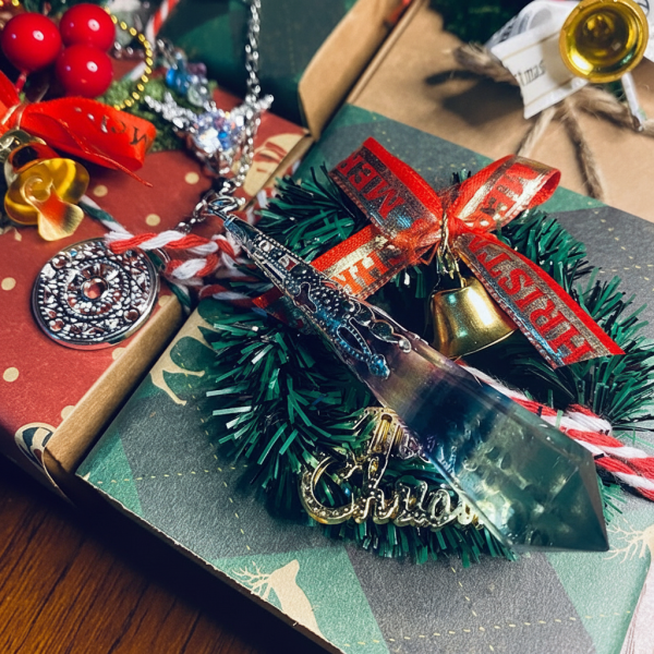 Starrybead Fluorite Crystal Pendulum – Healing Dowsing Jewelry for Clarity, Focus & Energy Protection