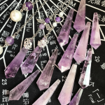 Starrybead Amethyst Crystal Pendulum – Healing Dowsing Tool | Energy Bracelet Bead for Intuition & Spiritual Protection