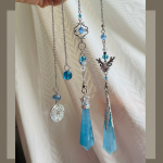 Starrybead Aquamarine Crystal Pendulum – Healing Dowsing Tool | Aquamarine Energy Beads for Calm, Clarity & Inner Peace