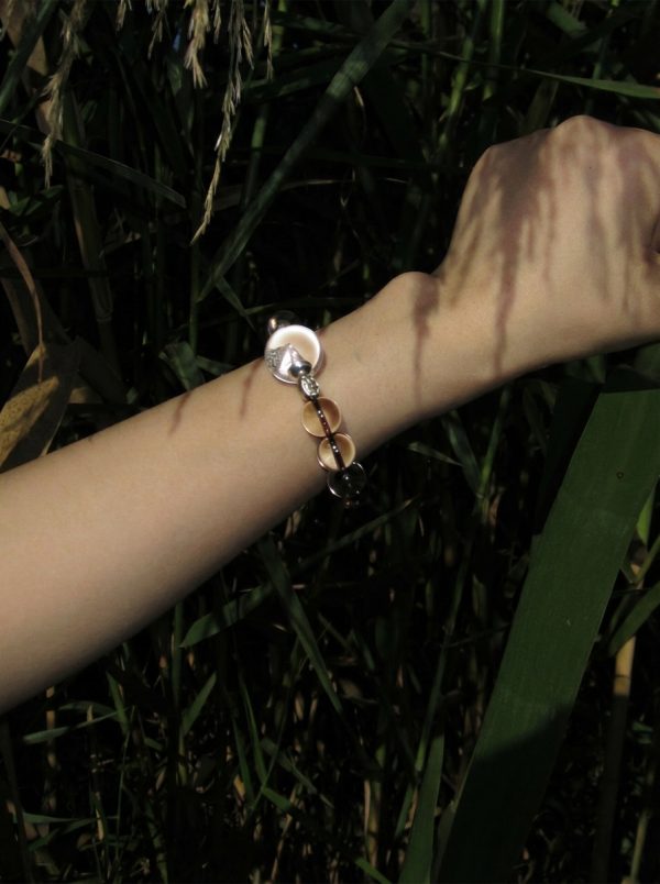 Starrybead Smoky Quartz & Clear Quartz Healing Bracelet | Energy Healing Jewelry for Grounding & Clarity