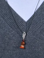 Starrybead Vitality Tower Healing Necklace - Garnet, Sunstone & Red Jasper Energy Jewelry for Self-Love and Vitality