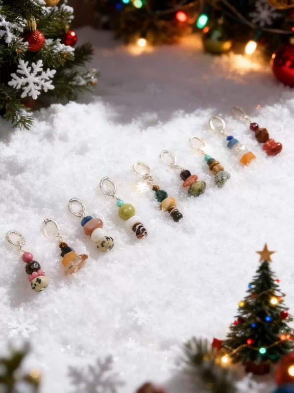 Starrybead Vitality Tower Healing Necklace - Tiger Eye, Green Aventurine, Black Obsidian, and Yellow Jasper