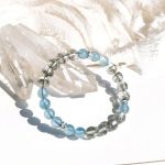 Prosperous Harmony: Natural Green Phantom, Sandalwood & Red Agate Wealth Bracelet