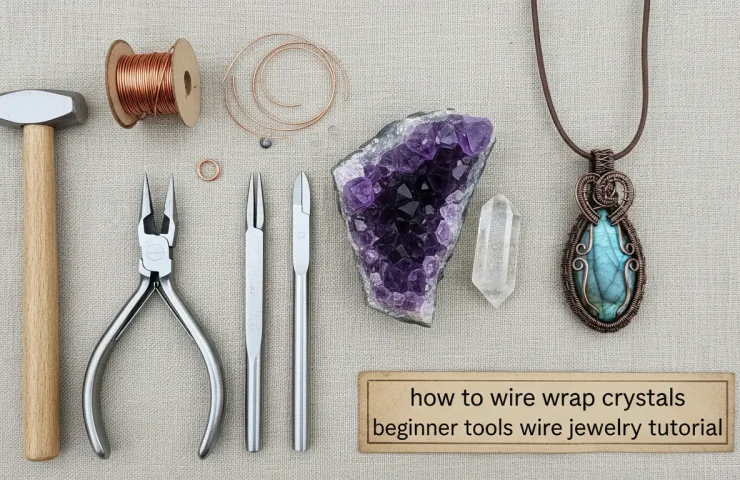 How to Wire Wrap Crystals: Beginner Tutorial + Tools