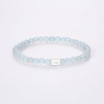 Grounding Courage: Natural Golden Tiger Eye & S925 Silver Cube Bracelet