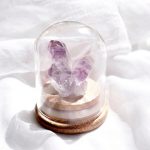Radiant Abundance: Natural Citrine, Amethyst & Clear Quartz Energy Dome
