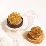 Radiant Prosperity: Natural Citrine Cluster & Solid Wood Healing Ornament
