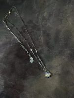 Ethereal Serenity: Natural Moonstone & Sterling Silver "Teardrop" Necklace