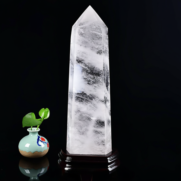 Starrybead Clear Quartz Crystal Prism