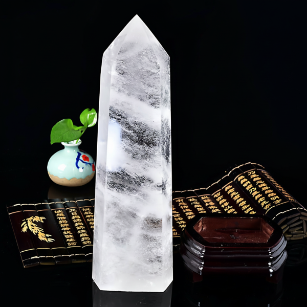 Starrybead Clear Quartz Crystal Prism