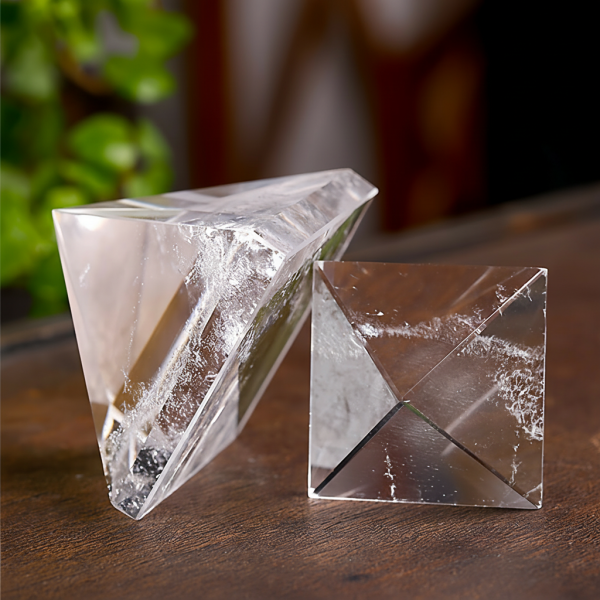 Starrybead Clear Quartz Crystal Pyramid
