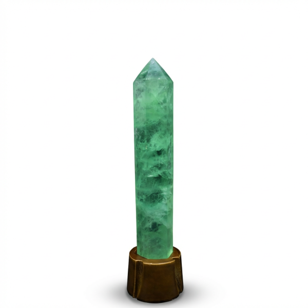 Starrybead Green Fluorite Crystal Prism