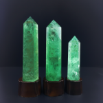 Starrybead Green Fluorite Crystal Prism