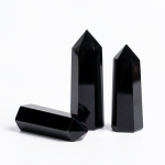 Starrybead Black Obsidian Crystal Prism