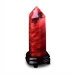 Starrybead Red Quartz Crystal Prism