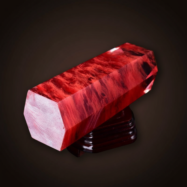 Starrybead Red Quartz Crystal Prism