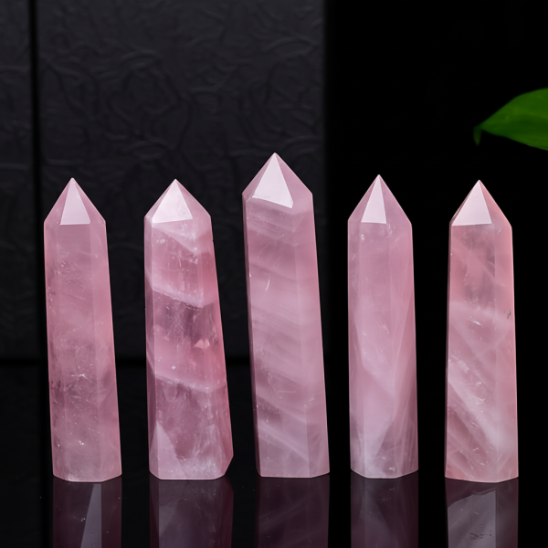 Starrybead Rose Quartz Crystal Prism
