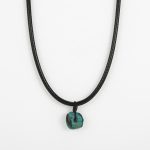 Ancient Wisdom: Natural Raw Turquoise & 925 Silver Protection Necklace