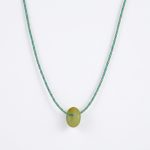 Golden Vitality: Natural Beeswax Amber & 925 Silver Braided Healing Necklace